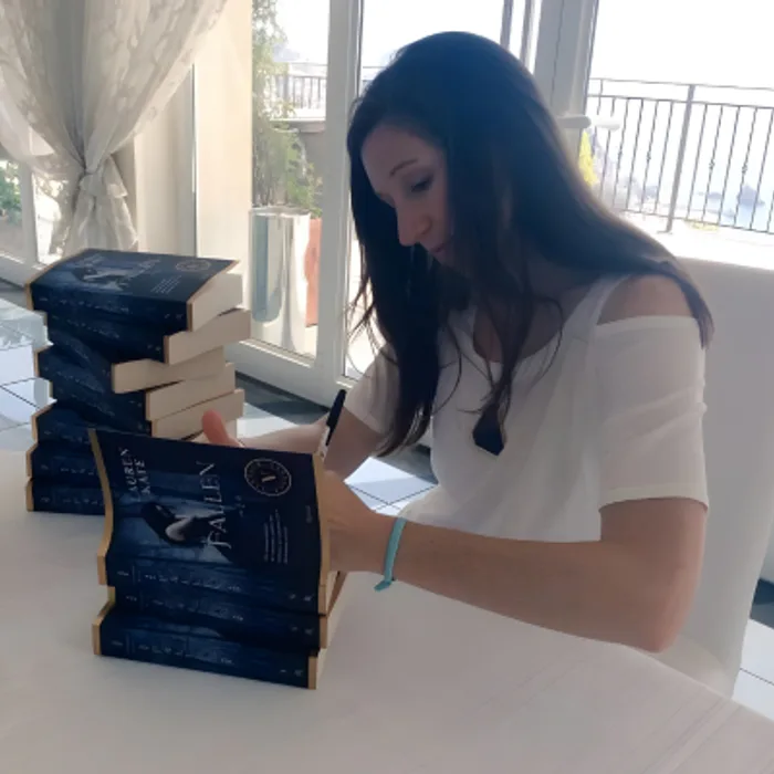 Stacks of finished hardback copies