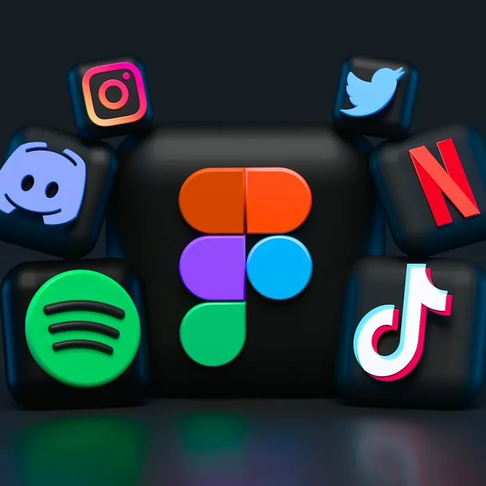 Social media apps on a phone screen