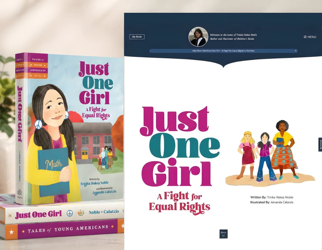 Just One Girl by Trinka Hakes Noble, beside their author website